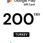 Google Play 200 TRY Gift Card (Turkey) - Digital Code