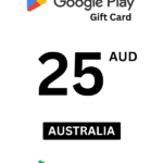 Google Play 25 AUD Gift Card (Australia) - Digital Code
