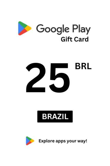 Google Play 25 BRL Gift Card (Brazil) - Digital Code