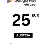 Google Play 25 EUR Gift Card (Austria) - Digital Code