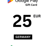 Google Play 25 EUR Gift Card (Germany) - Digital Code