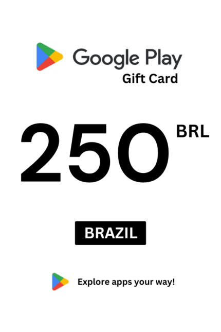 Google Play 250 BRL Gift Card (Brazil) - Digital Code