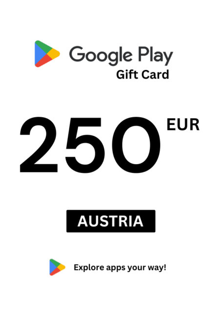 Google Play 250 EUR Gift Card (Austria) - Digital Code