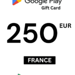 Google Play 250 EUR Gift Card (France) - Digital Code