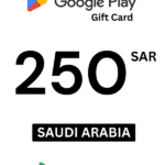 Google Play 250 SAR Gift Card (Saudi Arabia) - Digital Code