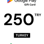 Google Play 250 TRY Gift Card (Turkey) - Digital Code