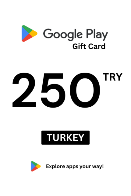 Google Play 250 TRY Gift Card (Turkey) - Digital Code