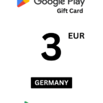 Google Play 3 EUR Gift Card (Germany) - Digital Code