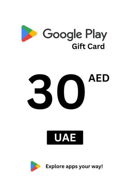 Google Play 30 AED Gift Card (United Arab Emirates) - Digital Code