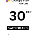 Google Play 30 CHF Gift Card (Switzerland) - Digital Code