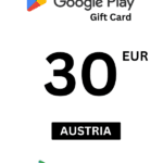 Google Play 30 EUR Gift Card (Austria) - Digital Code