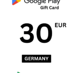 Google Play 30 EUR Gift Card (Germany) - Digital Code