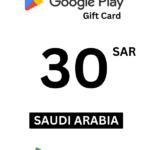 Google Play 30 SAR Gift Card (Saudi Arabia) - Digital Code