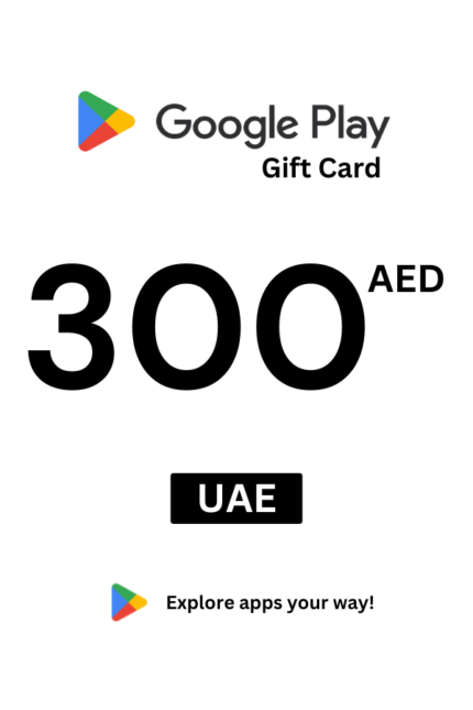 Google Play 300 AED Gift Card (United Arab Emirates) - Digital Code