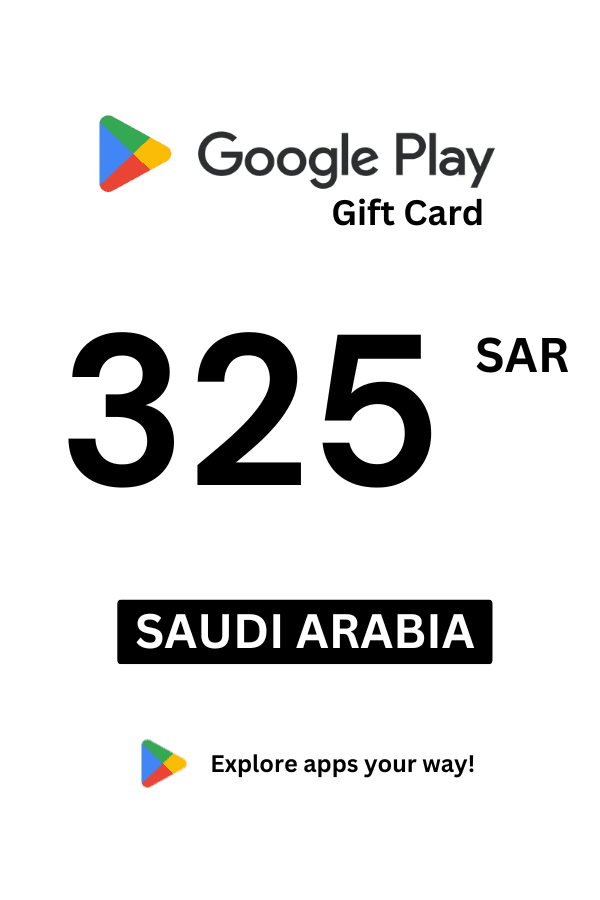 Google Play 325 SAR Gift Card (Saudi Arabia) - Digital Code
