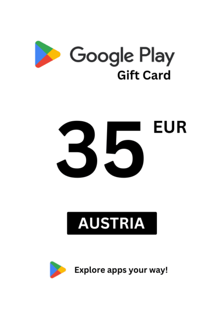 Google Play 35 EUR Gift Card (Austria) - Digital Code