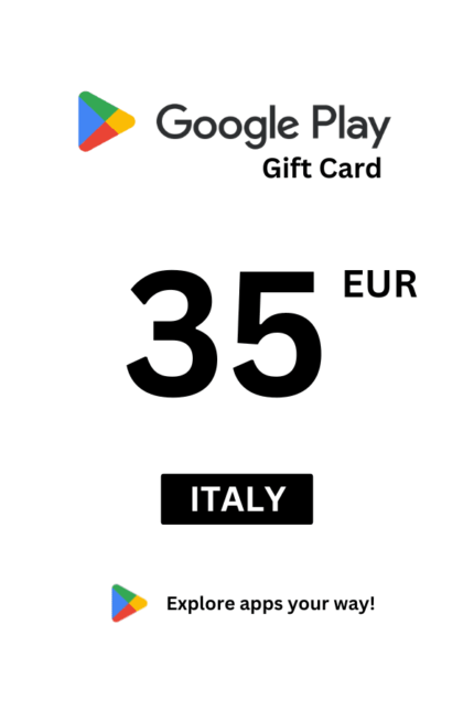 Google Play 35 EUR Gift Card (Italy) - Digital Code