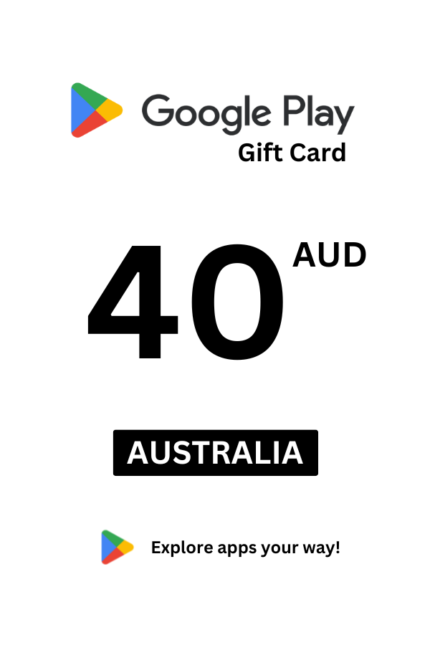 Google Play 40 AUD Gift Card (Australia) - Digital Code