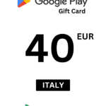 Google Play 40 EUR Gift Card (Italy) - Digital Code