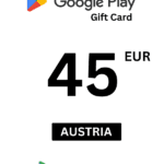 Google Play 45 EUR Gift Card (Austria) - Digital Code