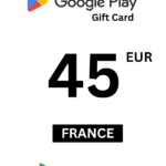 Google Play 45 EUR Gift Card (France) - Digital Code