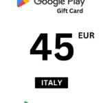 Google Play 45 EUR Gift Card (Italy) - Digital Code
