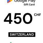 Google Play 450 CHF Gift Card (Switzerland) - Digital Code