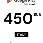 Google Play 450 EUR Gift Card (Italy) - Digital Code