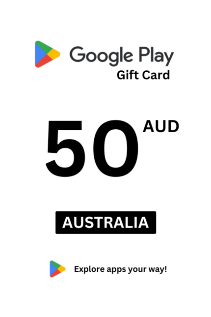 Google Play 50 AUD Gift Card (Australia) - Digital Code