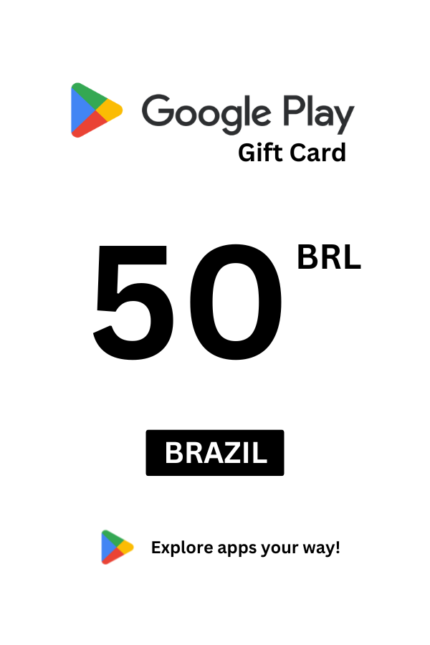Google Play 50 BRL Gift Card (Brazil) - Digital Code
