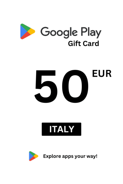 Google Play 50 EUR Gift Card (Italy) - Digital Code
