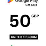 Google Play 50 GBP Gift Card (United Kingdom) - Digital Code