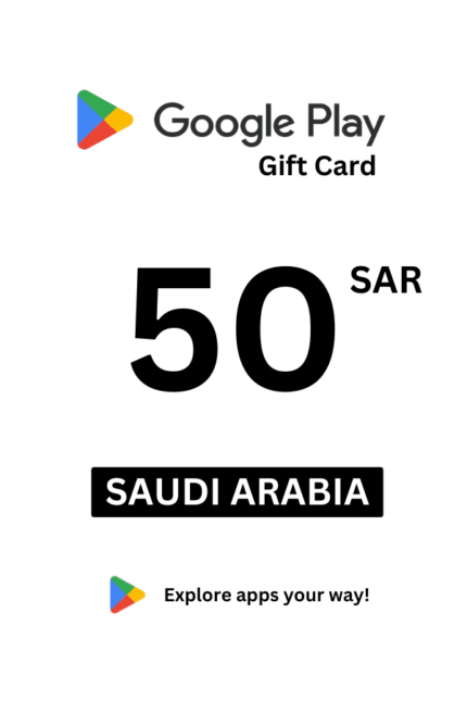 Google Play 50 SAR Gift Card (Saudi Arabia) - Digital Code