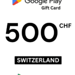 Google Play 500 CHF Gift Card (Switzerland) - Digital Code
