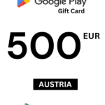 Google Play 500 EUR Gift Card (Austria) - Digital Code