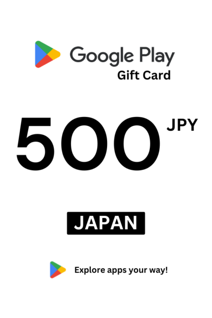 Google Play 500 JPY Gift Card (Japan) - Digital Code