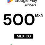 Google Play 500 MXN Gift Card (Mexico) - Digital Code