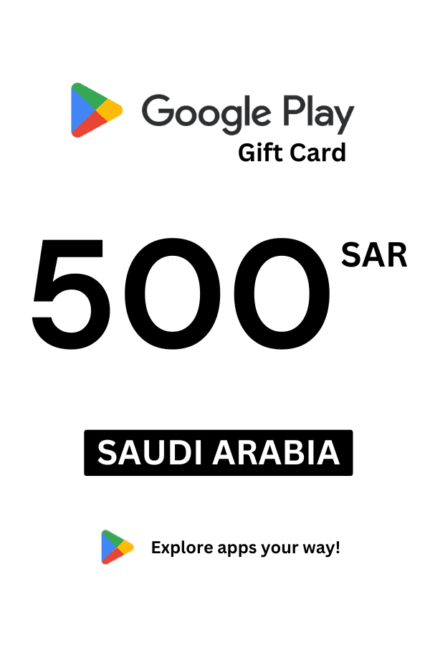 Google Play 500 SAR Gift Card (Saudi Arabia) - Digital Code