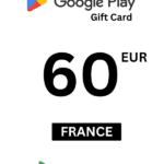 Google Play 60 EUR Gift Card (France) - Digital Code