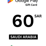 Google Play 60 SAR Gift Card (Saudi Arabia) - Digital Code