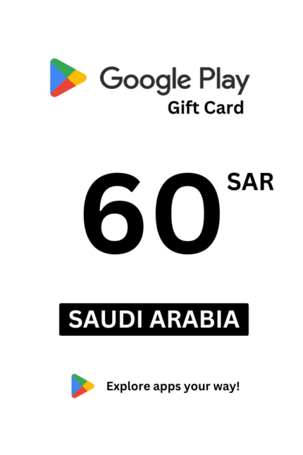 Google Play 60 SAR Gift Card (Saudi Arabia) - Digital Code