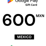 Google Play 600 MXN Gift Card (Mexico) - Digital Code