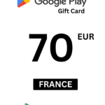 Google Play 70 EUR Gift Card (France) - Digital Code