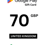 Google Play 70 GBP Gift Card (United Kingdom) - Digital Code