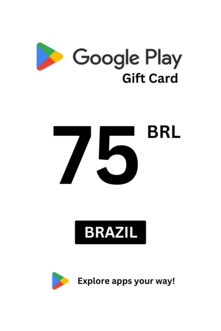Google Play 75 BRL Gift Card (Brazil) - Digital Code