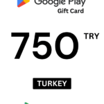 Google Play 750 TRY Gift Card (Turkey) - Digital Code