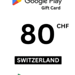 Google Play 80 CHF Gift Card (Switzerland) - Digital Code