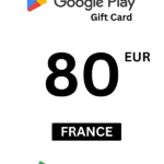 Google Play 80 EUR Gift Card (France) - Digital Code