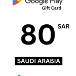 Google Play 80 SAR Gift Card (Saudi Arabia) - Digital Code
