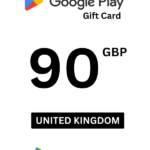 Google Play 90 GBP Gift Card (United Kingdom) - Digital Code